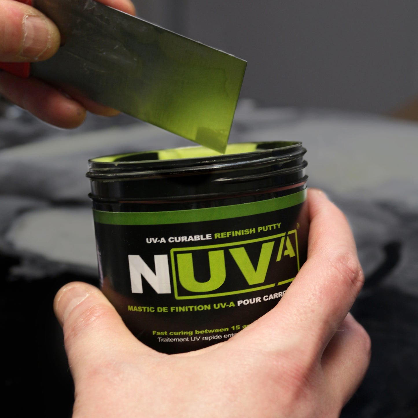 NUVA UV-A curable refinish Putty