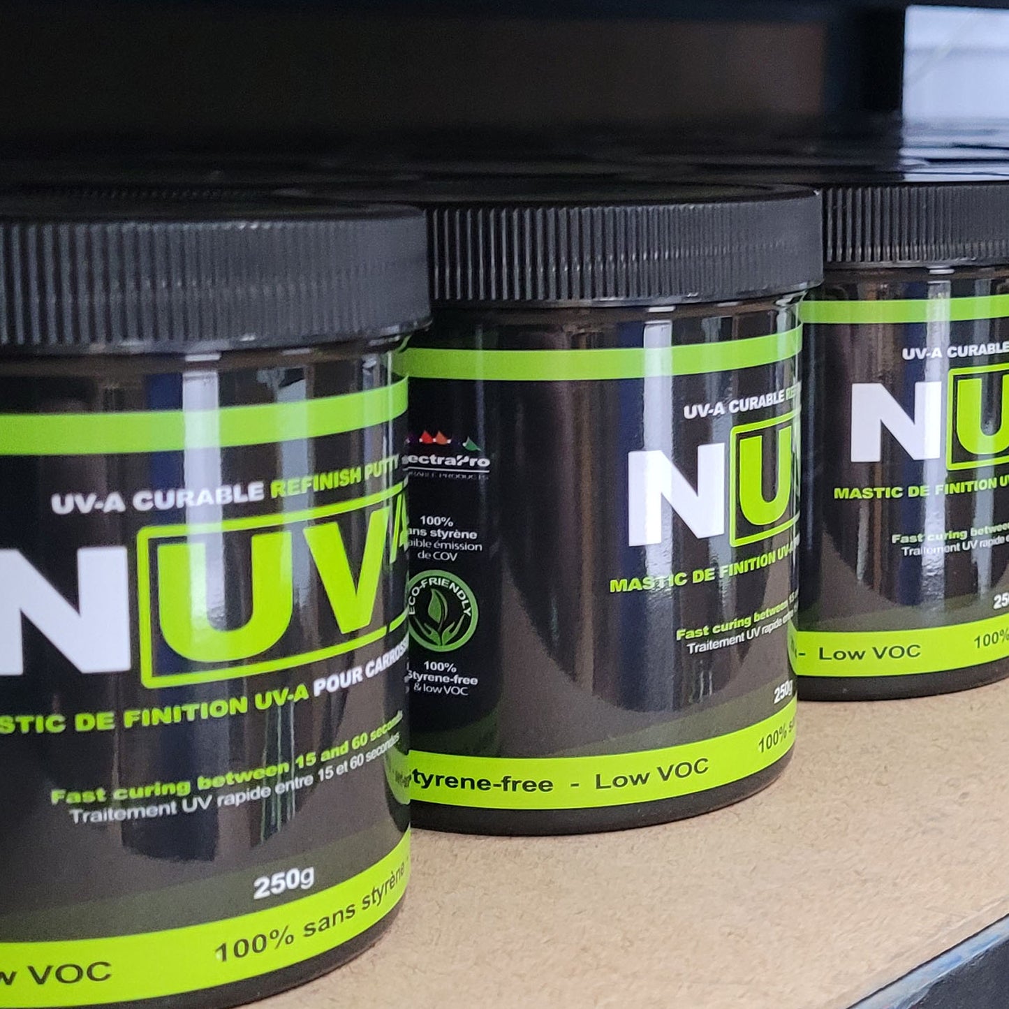 NUVA UV-A curable refinish Putty